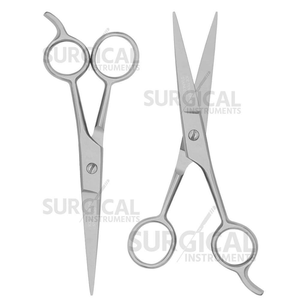5.5 Inch Hair Cutting Scissors Barber Shears - ICE Tempered Stainless Steel