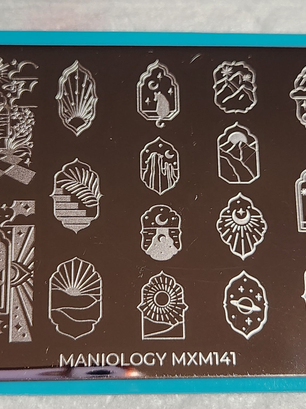 Nail Stamping Plate Manicure Maniology Mani X Me Lonely MXM141