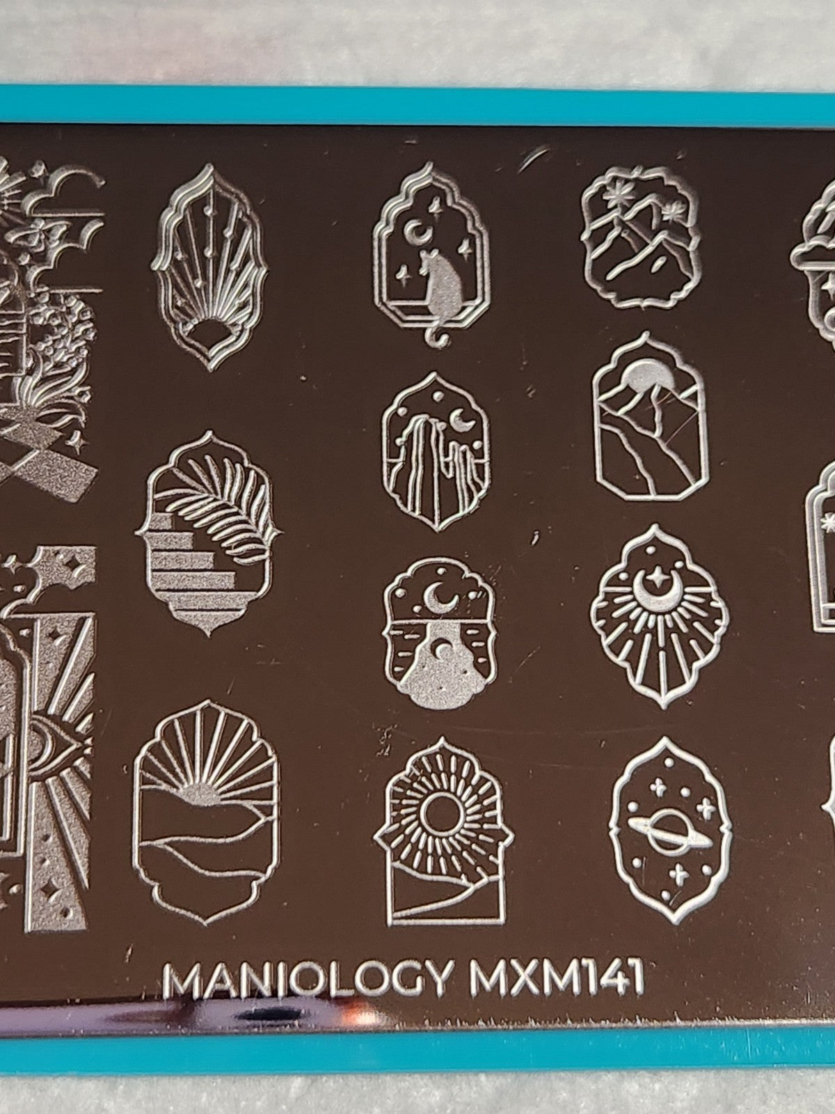 Nail Stamping Plate Manicure Maniology Mani X Me Lonely MXM141