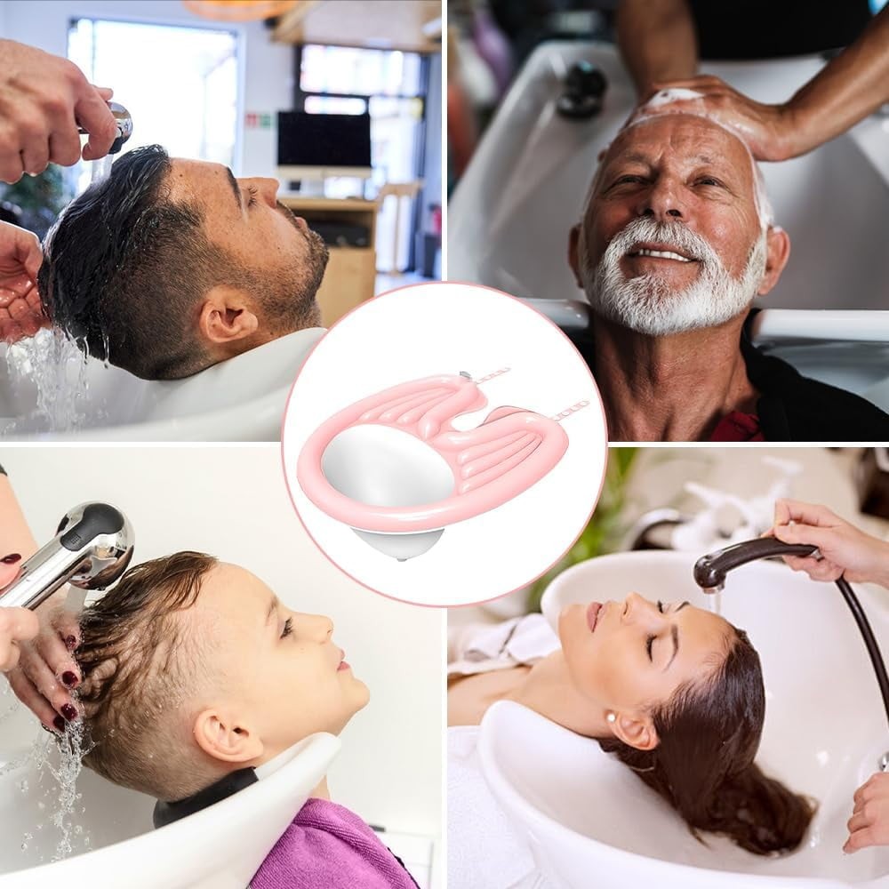 Inflatable Shampoo Basin for Bedridden & Mobile Hair Washing - Portable, Supportive & Easy to Use