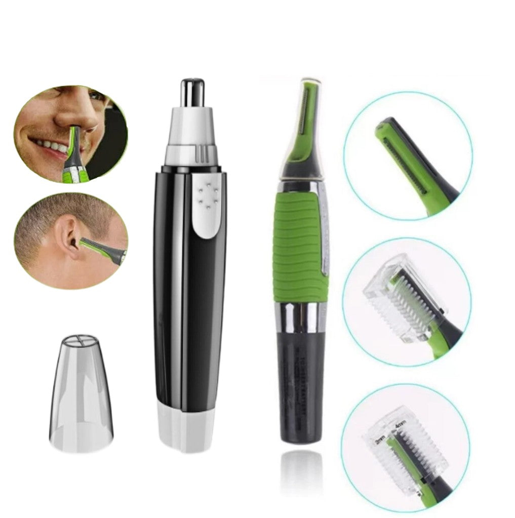 Men's Multi-Function Nose Ear Face & Beard Trimmer Kit - Rechargeable