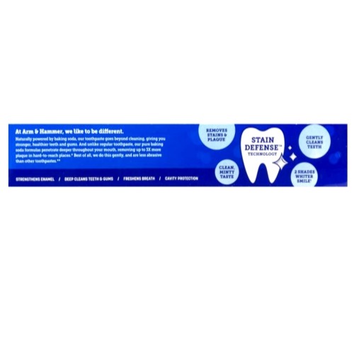 Arm & Hammer White Stain Defense Toothpaste Fresh Mint 6oz - Brighten Smile