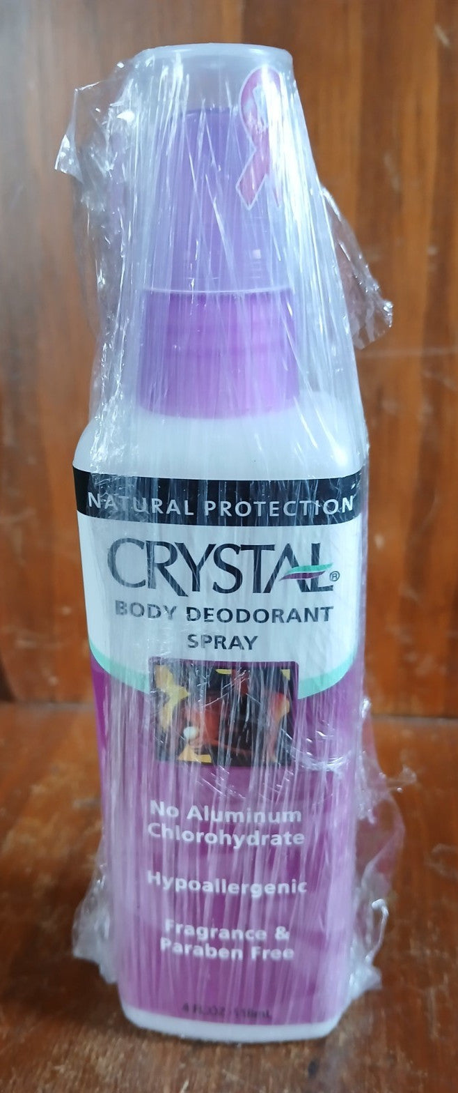 Crystal Unscented Mineral Salt Deodorant Spray 4 fl oz - Odor Protection