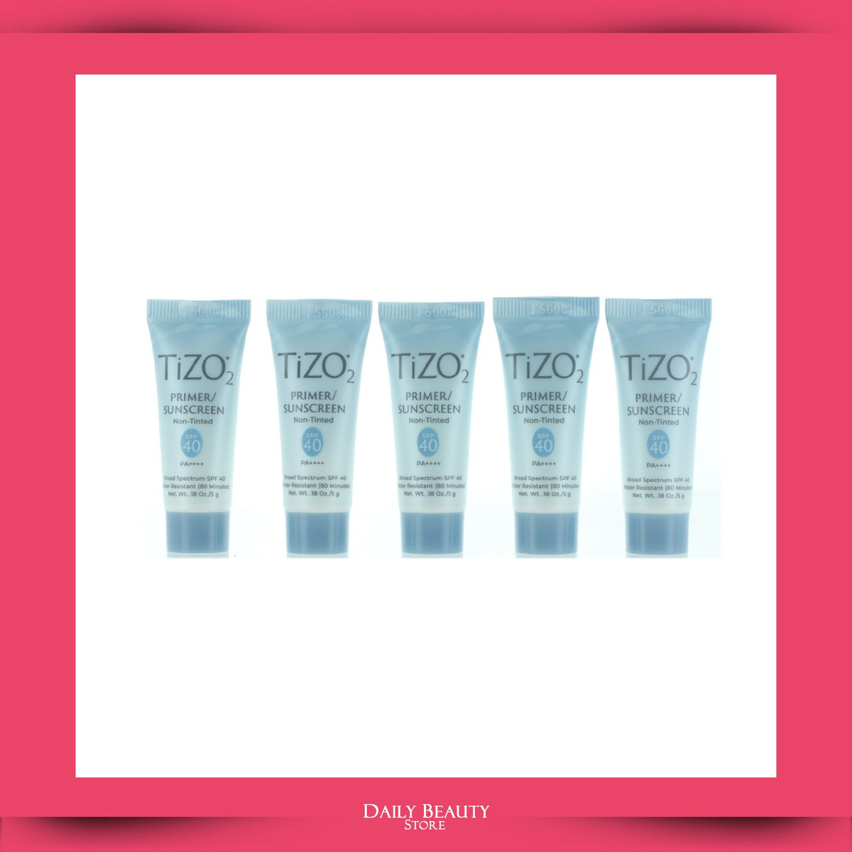 Non-Tinted SPF 40 Sunscreen - Sensitive Skin, 0.18oz Sample Pack