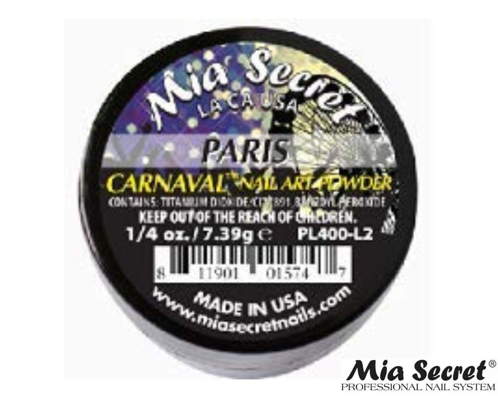 Nail Art Powder Carnaval Collection Paris for Acrylic Nails 1/4oz