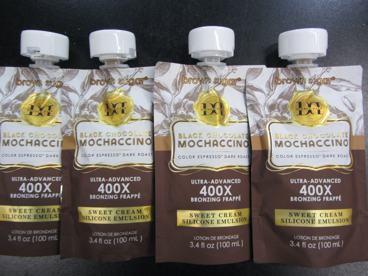 Dark Chocolate Mochaccino Tanning Lotion with Bronzer - 3.4 oz