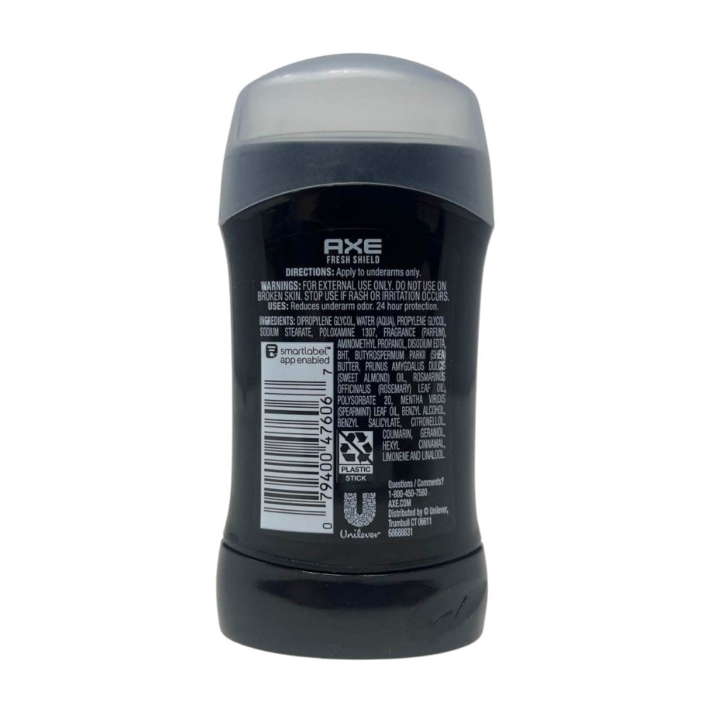 12 Pack Deodorant Stick - Axe Essentials 24-Hour Odor Protection, Fresh Shield, 1.2oz