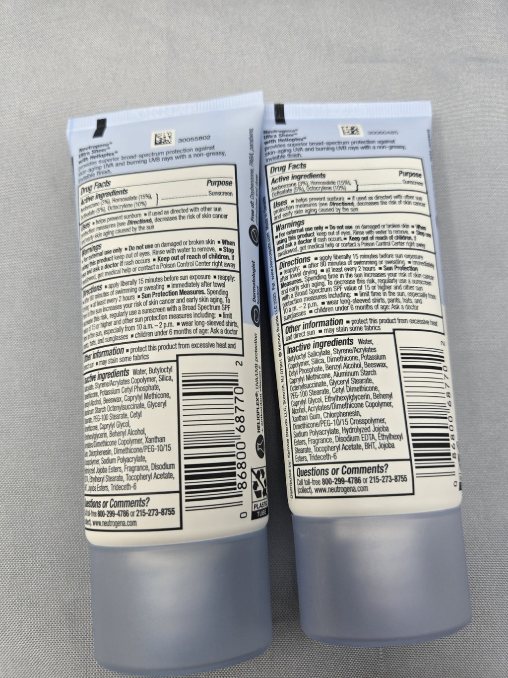 Neutrogena Ultra Sheer SPF 70 Sunscreen Lotion - 3 oz Pack of 2