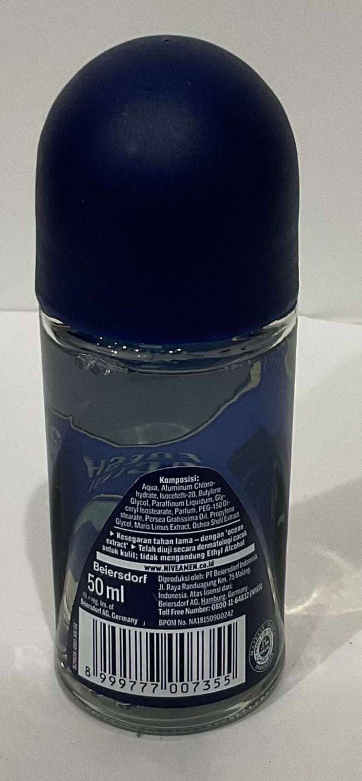 Nivea Fresh Active Anti-Perspirant Deodorant Roll-On for Men 48H 50ml - Pack of 5