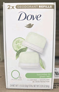 Dove Cucumber & Green Tea Aluminum Free Deodorant Refills - Bulk 12 Pack