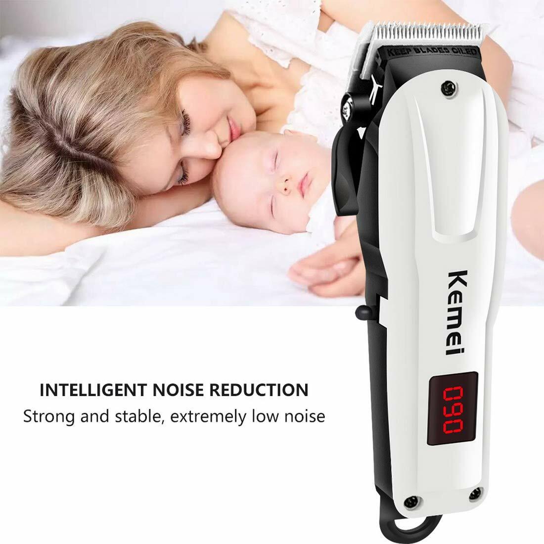 Rechargeable Hair Clippers Trimmer Kit for Men & Barber Salon Use