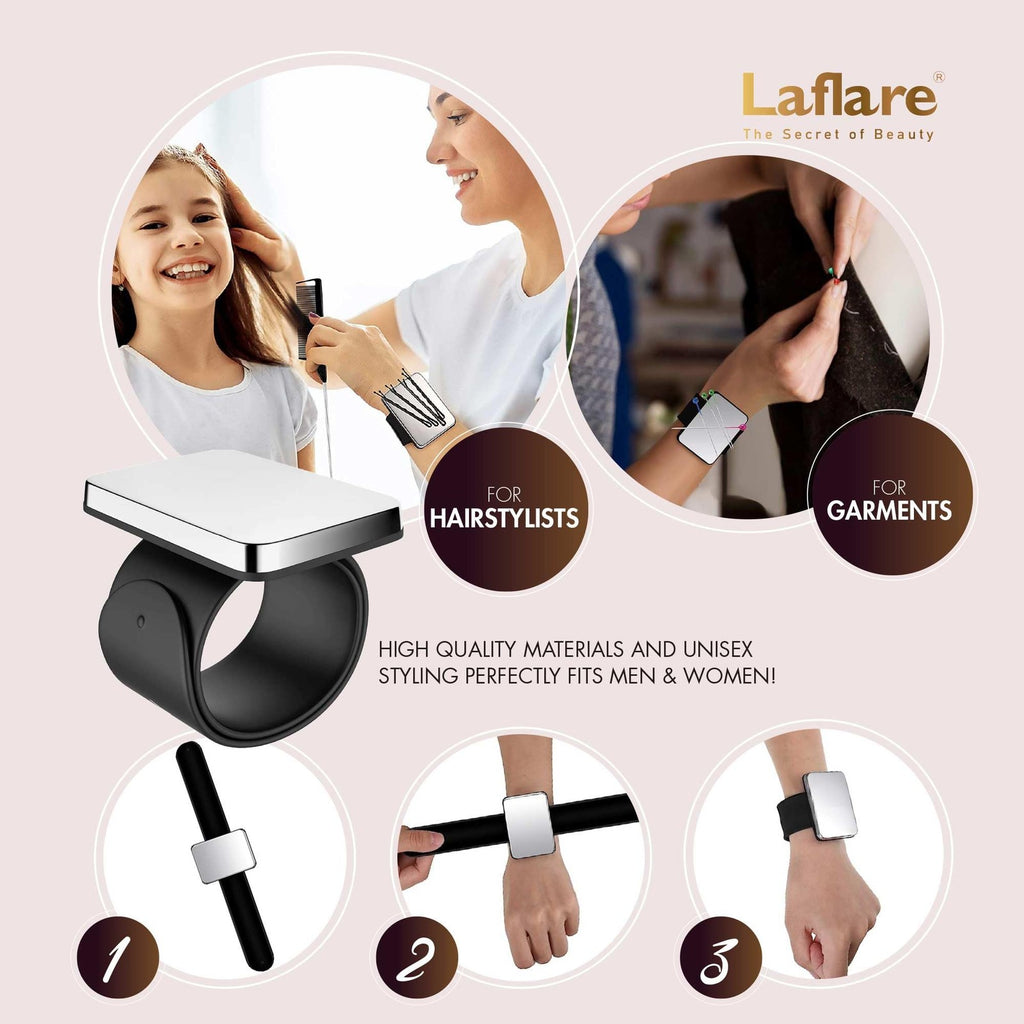 Hair Braiding Rack Set with Comb Clips and Wristband - 60 Pegs