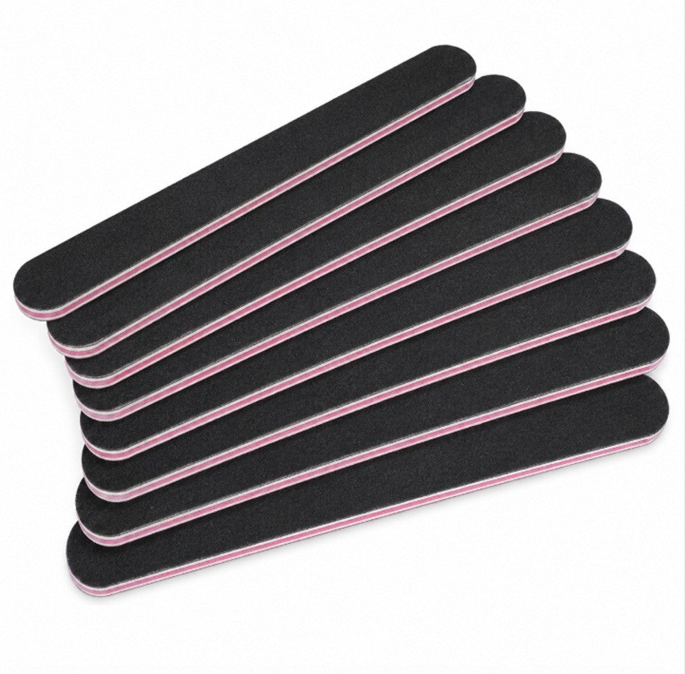 10 Pack Double-Sided Nail Files 100/180 Grit for Manicure & Pedicure