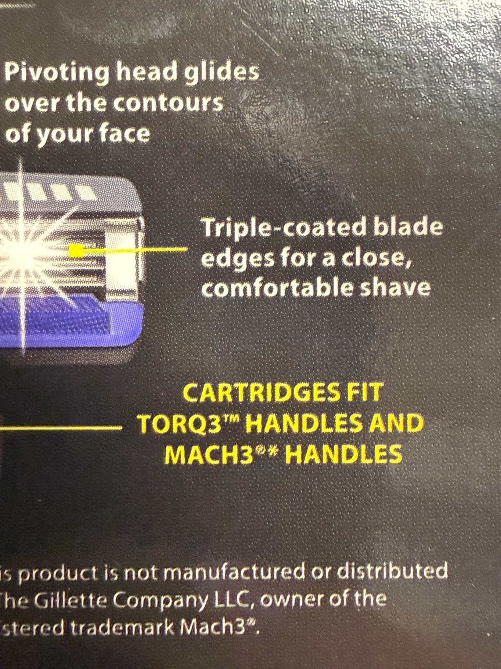 Men's Razor Blades for Pivoting Shave, Lubricating & Triple-Coated - Pack Options