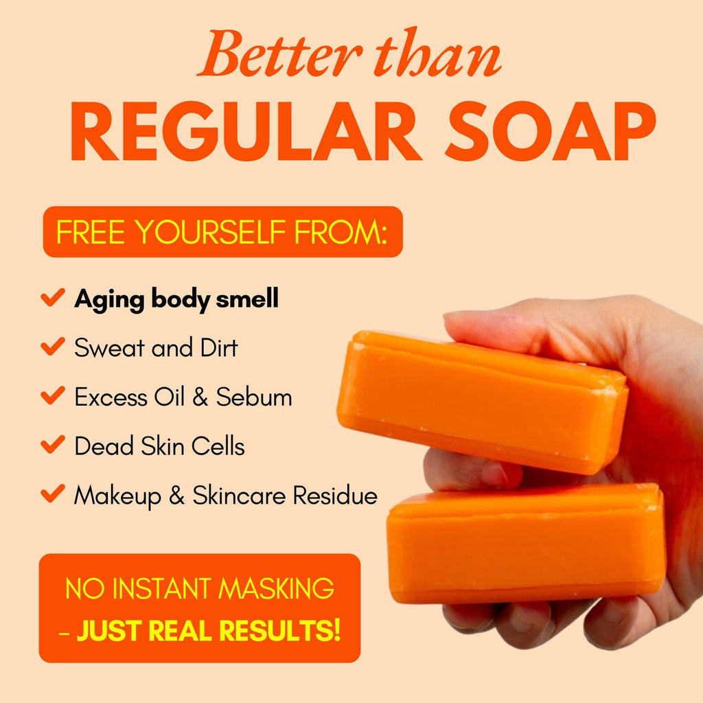 Persimmon Deodorant Body Wash Pack - Odor Control for Aging Skin