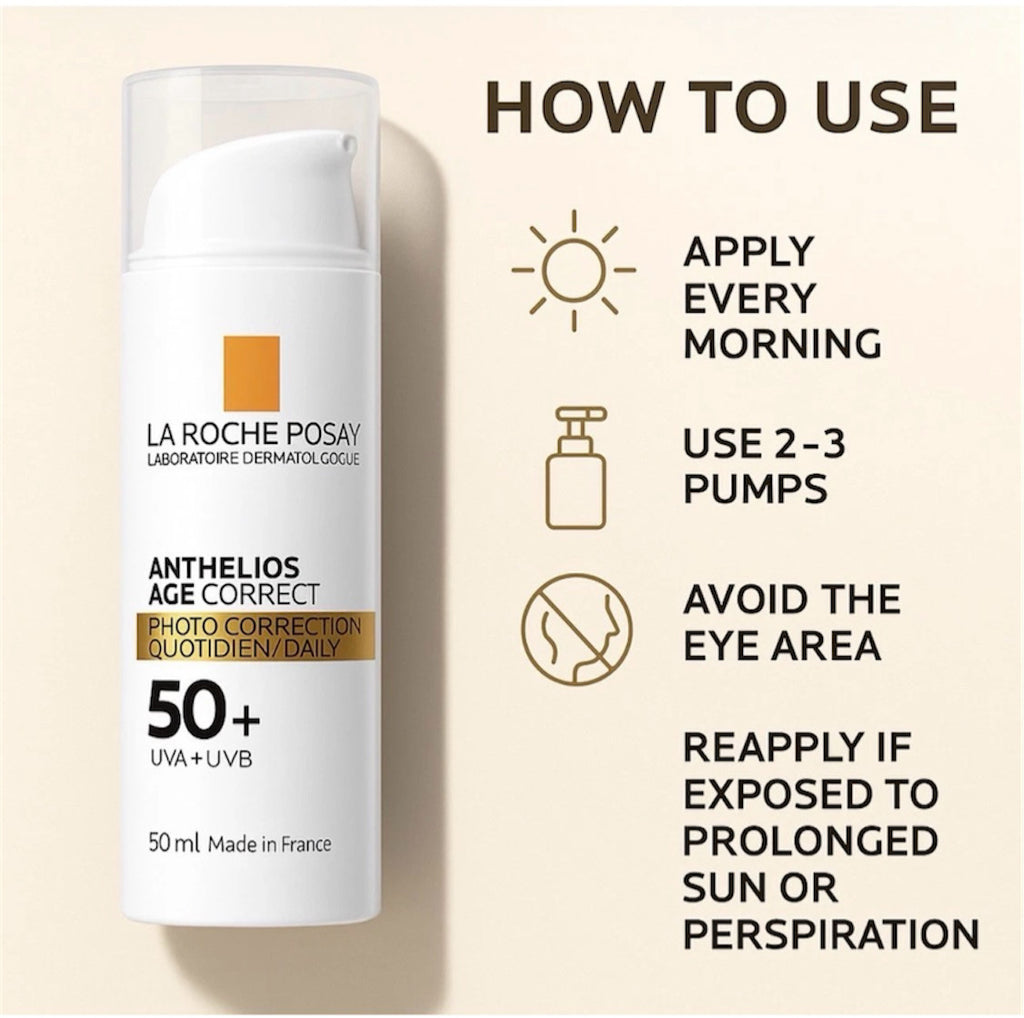 Anthelios Age Correct SPF 50+ Gel-Cream for Mature & Sensitive Skin 50ml