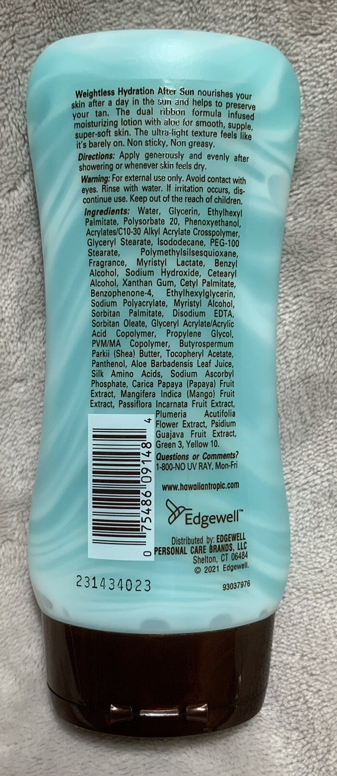 Hawaiian Tropic Weightless Hydration After Sun Lotion with Aloe 6oz