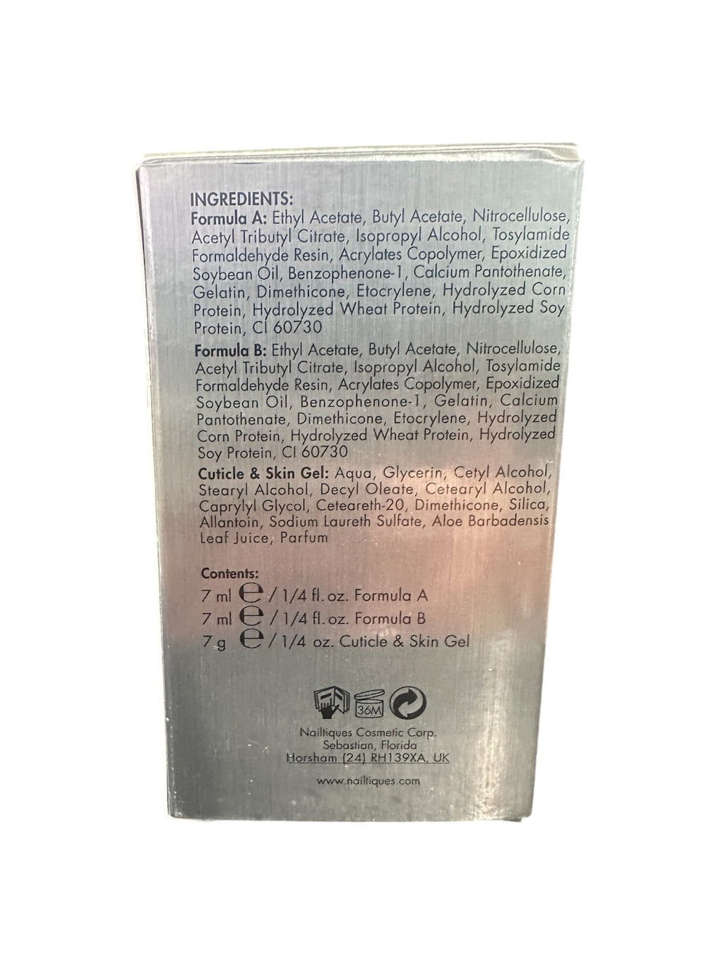 Nailtiques Nail Recovery After Artificial Nails Kit with Protein & Cuticle Gel