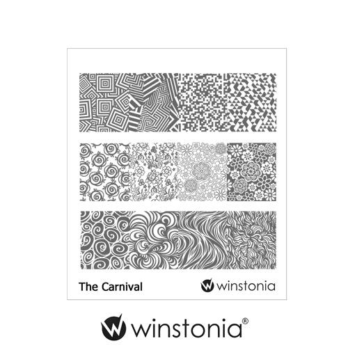 Nail Art Stamping Plate The Carnival Full Pattern Designs for Manicure