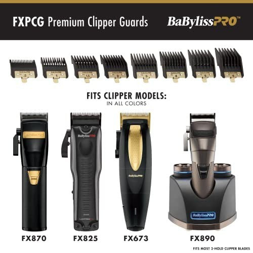 Universal Hair Clipper Guard Set - Adjustable Lengths for Precision Grooming