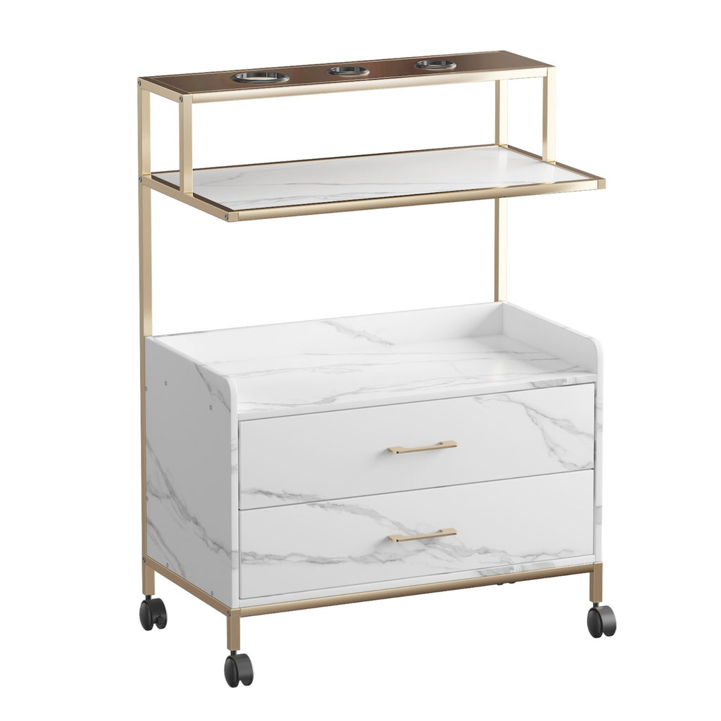 Salon SPA Trolley Cart with Lockable Wheels and Ample Storage