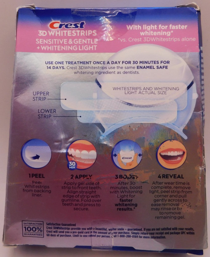 Crest 3D White Sensitive & Gentle Strips - 14 Treatments