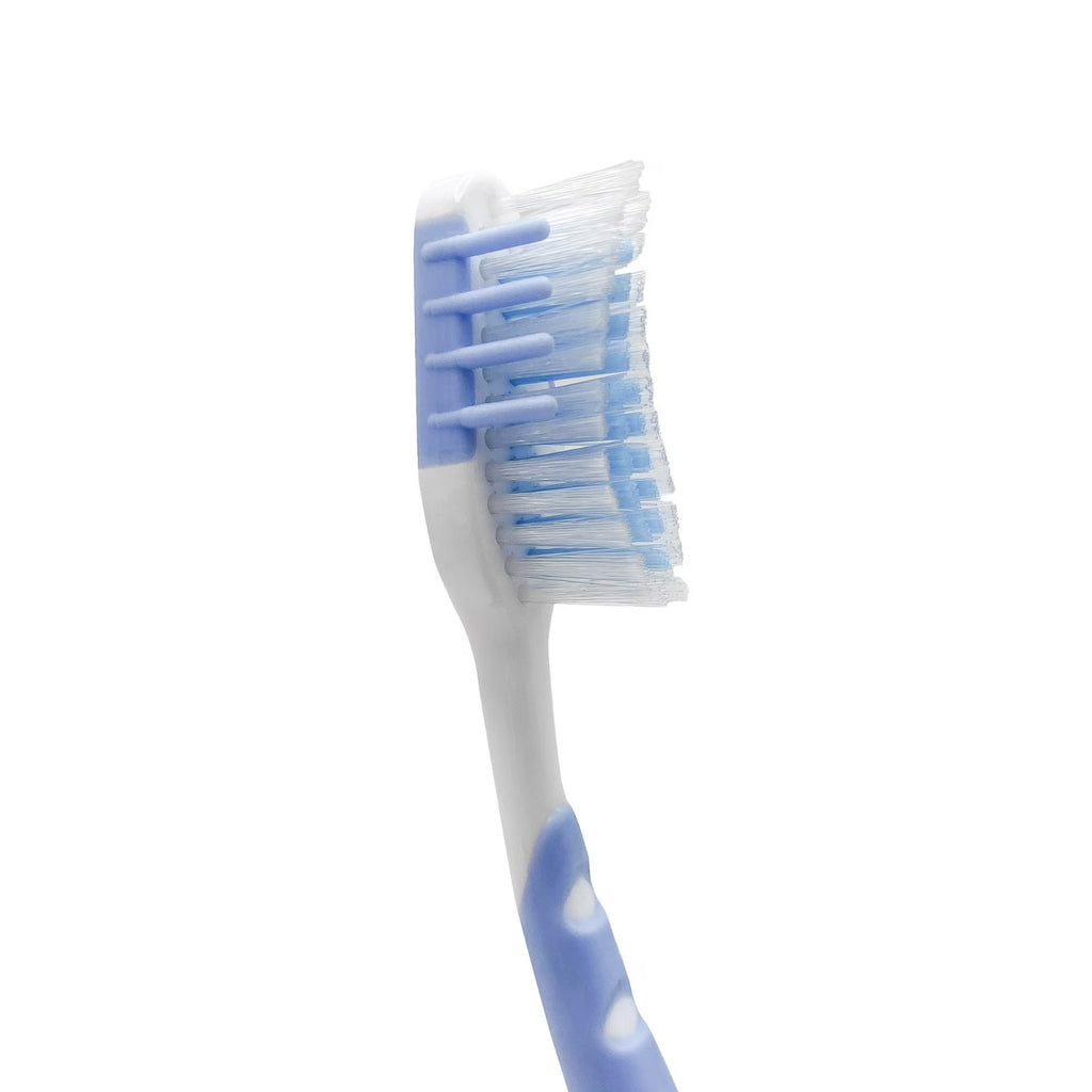 Manual Toothbrushes Soft Contoured Bristles Ergonomic Grip 6 Pack