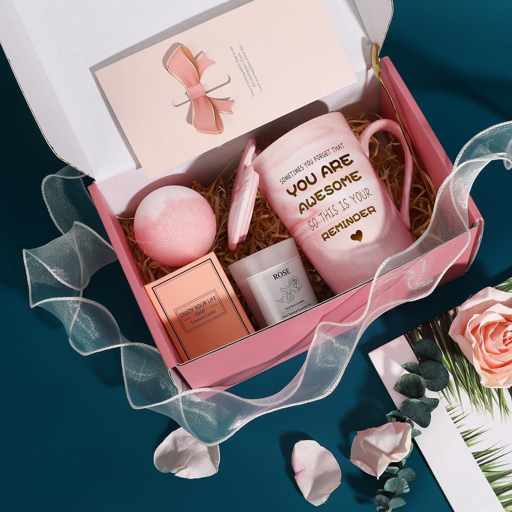 Spa Gift Basket for Women - Relaxation & Self-Care Birthday Gift Set