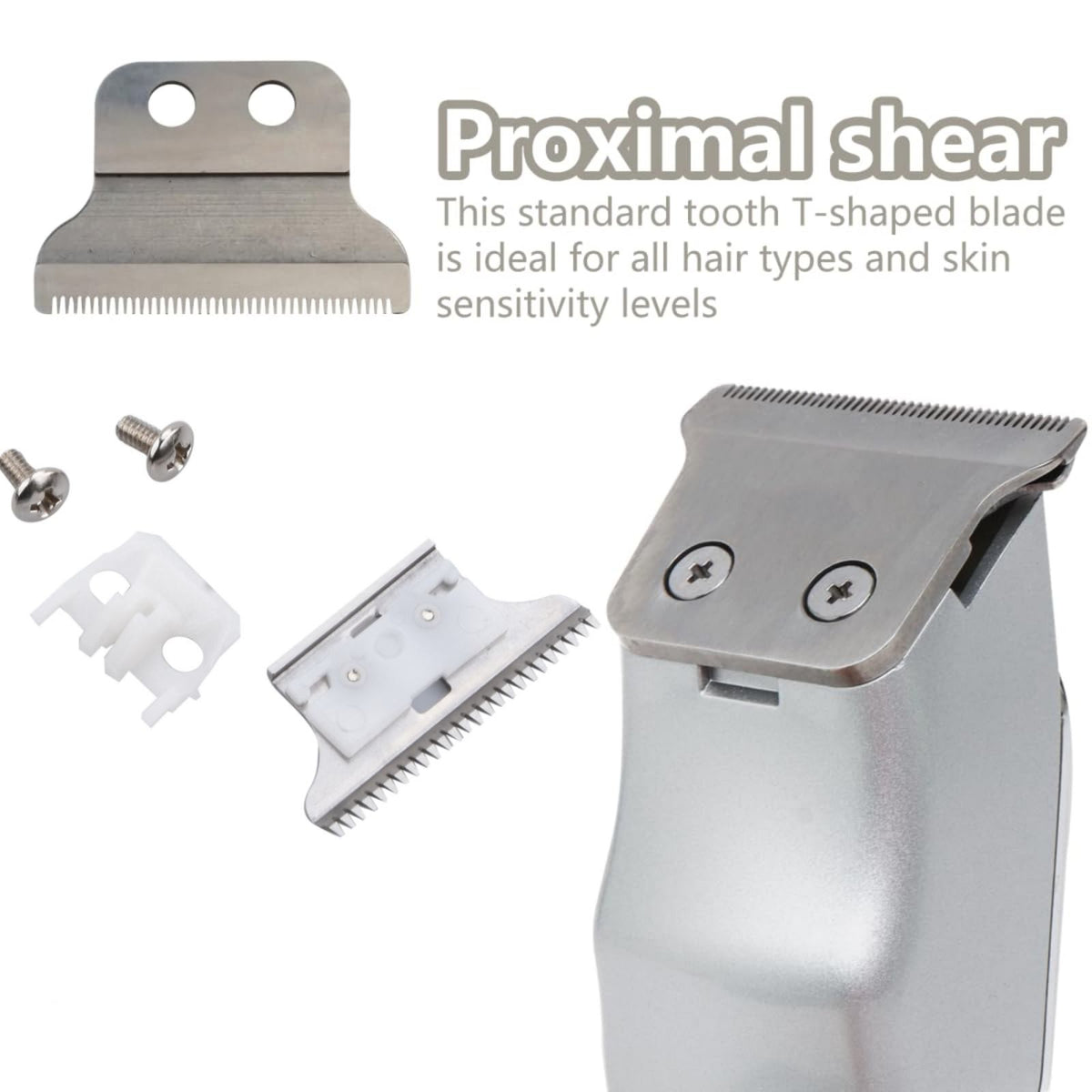 Wide Blade Replacement Trimmer Blade for Wahl Detailer - Professional Use