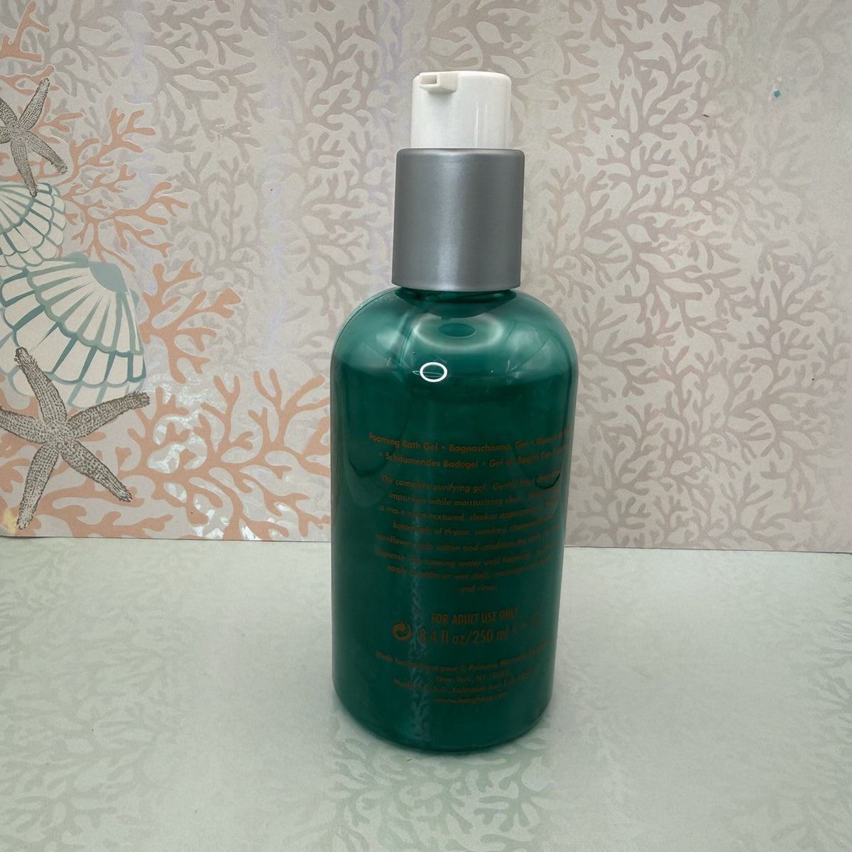Borghese Gentle Foaming Gel for Bath & Shower - Moisturizing 8.4 Oz