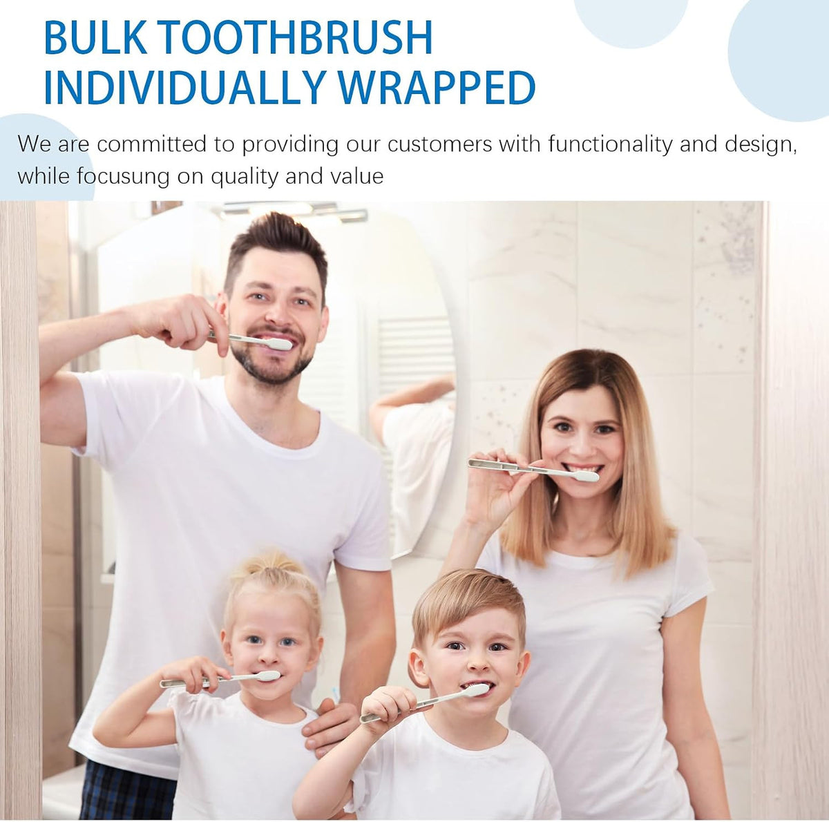 Disposable Toothbrush and Toothpaste Set - Individually Wrapped, 100 Pack