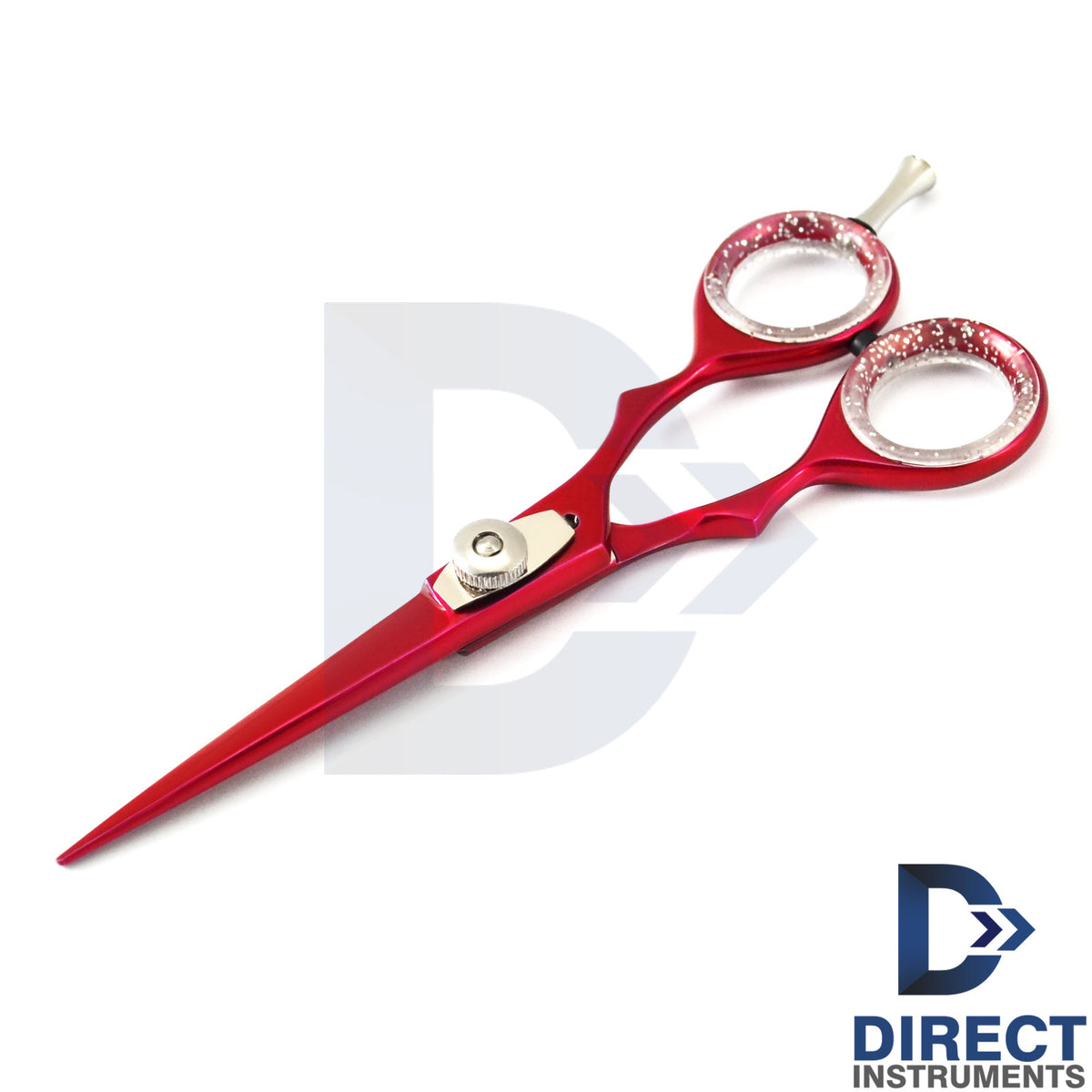 Professional 6-Inch Red Hair Cutting Scissors Salon Shears