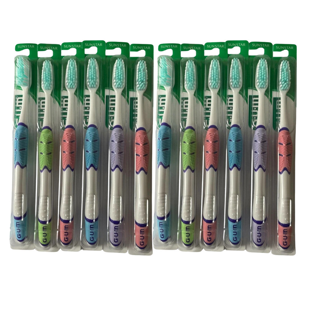 GUM Sensitive Care Toothbrush Set - Ultra Soft Bristles, Full Head