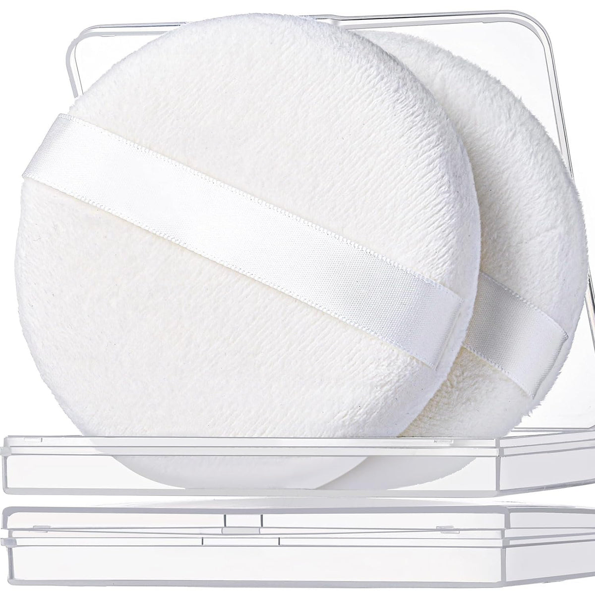 Large Powder Puff for Body Powder - 2 Pack, 4.13 Inch Soft Makeup Applicators