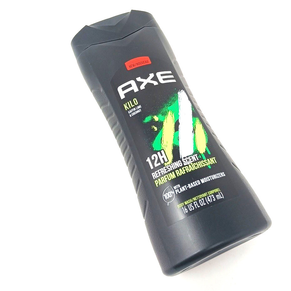 Axe Kilo Body Wash Kaffir Lime Coconut 16oz - Long-lasting 12 Hour Scent