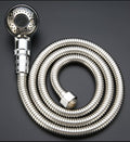120cm Salon Shampoo Bowl Sink Faucet Shower Hose Kit SPA Bathroom Plumbing