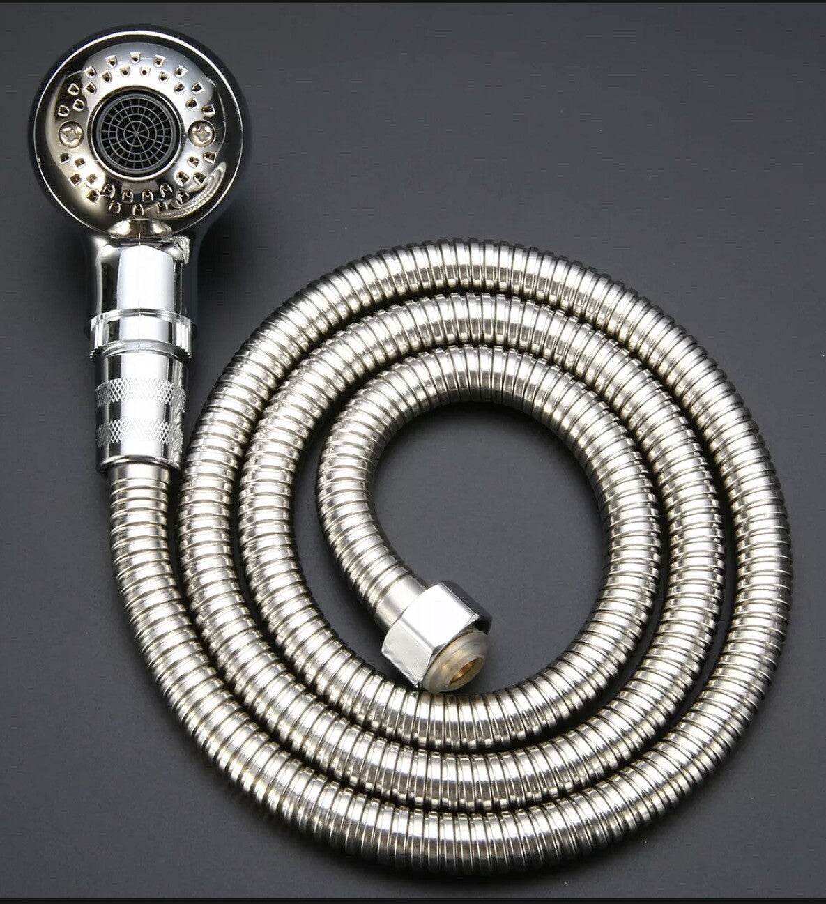 120cm Salon Shampoo Bowl Sink Faucet Shower Hose Kit SPA Bathroom Plumbing