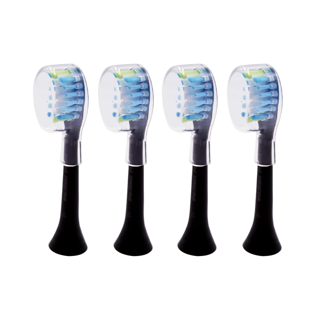 4-Pack Philips Sonicare DiamondClean Adaptive Brush Heads - Black No Box