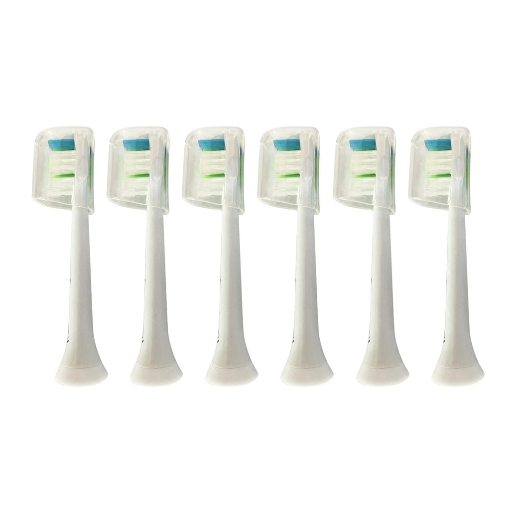6x Philips Sonicare DiamondClean W Replacement Brush Heads - White, No Box