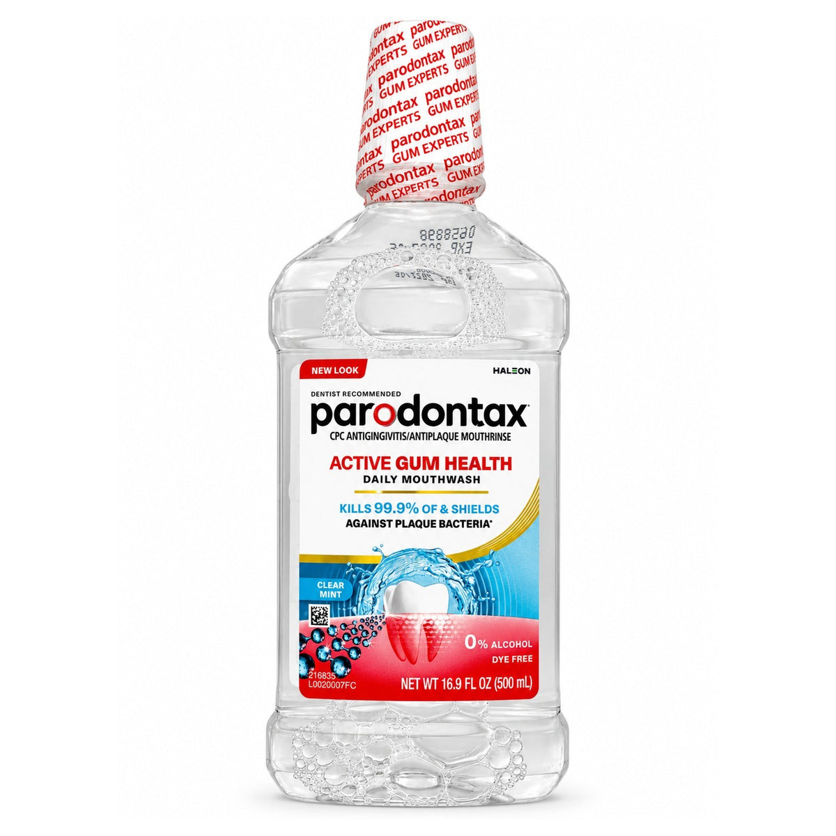 Alcohol-Free Mouthwash for Gum & Oral Health Clear Mint 16.9 Fl Oz