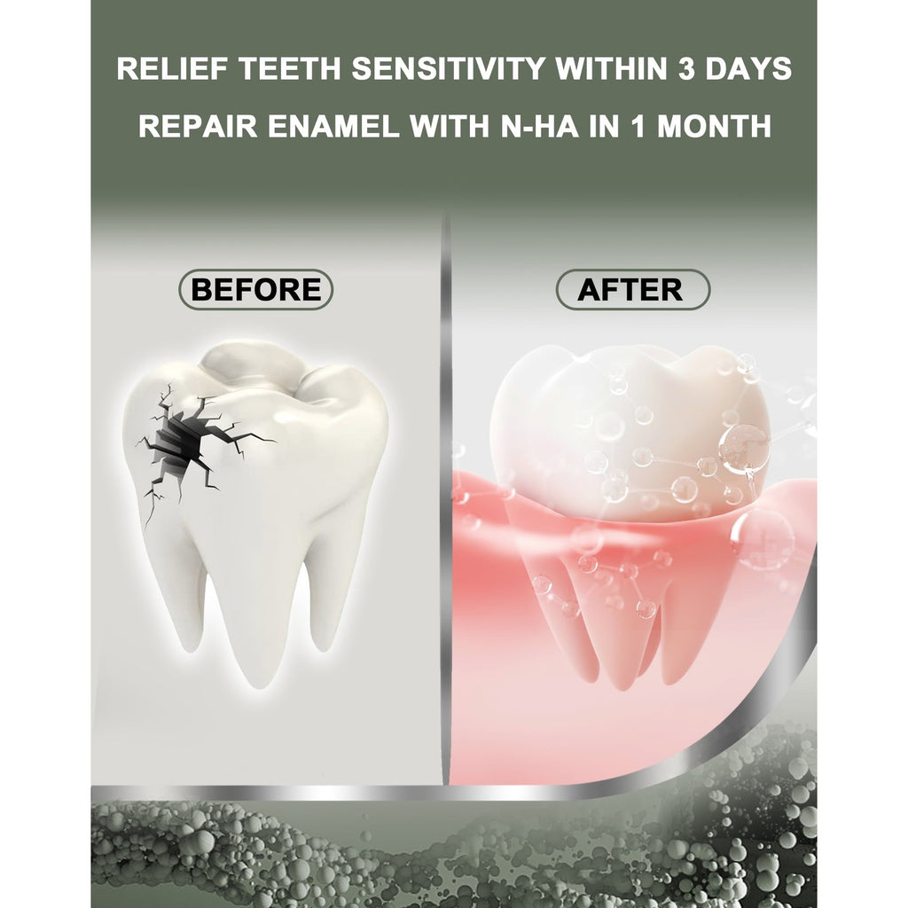 Nano Hydroxyapatite Toothpaste Fluoride-Free Sensitive Enamel Relief Mint 4.2oz