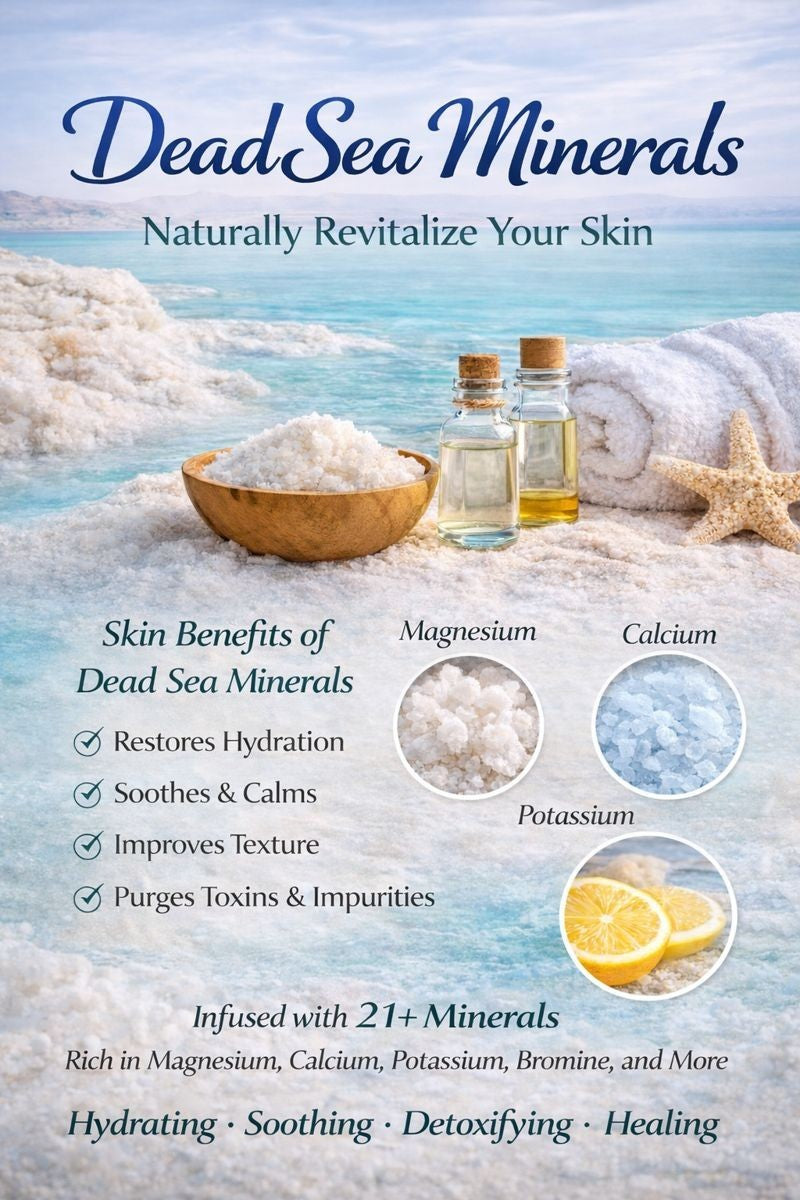 Dead Sea Mineral Body Wash Duo - Almond Vanilla Hydrating 2-Pack, 67.6 oz