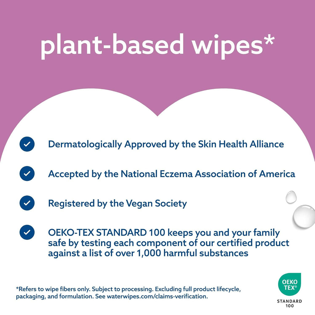 WaterWipes Sensitive Whole Body Cleansing Wipes - XL, Fragrance-Free, 90 Count