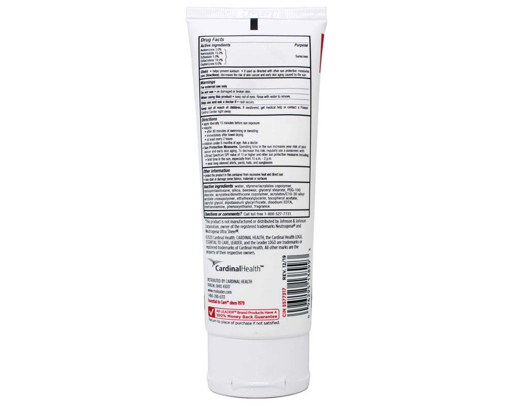 Water Resistant SPF 100 Sunscreen Lotion - 3 oz, Pack of 6