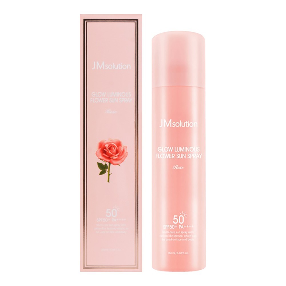 Sun Spray SPF50+ PA++++ with Rose Water - Hydrating UV Protection Mist 180ml