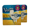 Gillette Venus & Olay 6 Refill Cartridges for Women's Razors - Scuffed Box