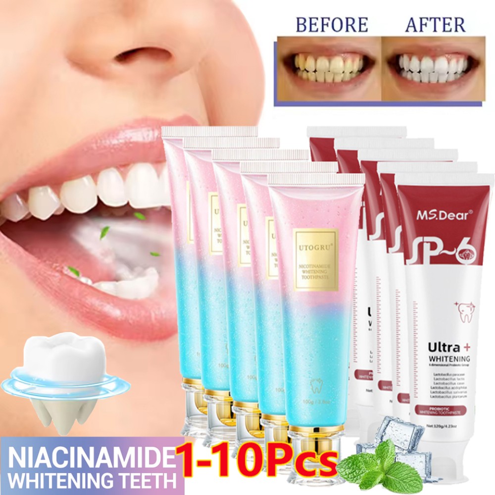 Niacinamide Whitening Toothpaste - Multiple Pack Sizes, Enamel Care & Fresh Breath
