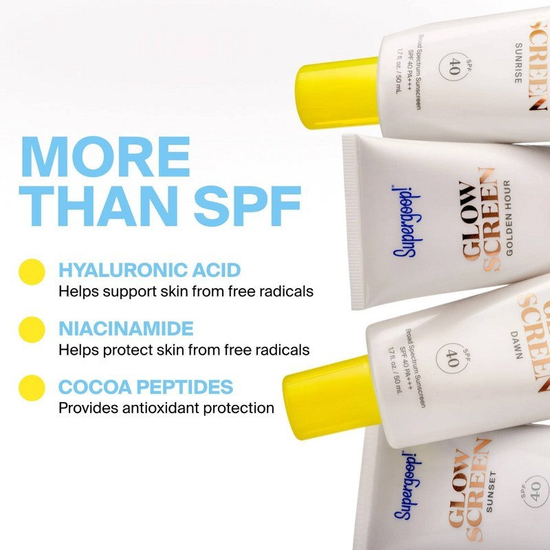 Hydrating Glowy Tinted Primer Sunscreen SPF 40 with Hyaluronic Acid