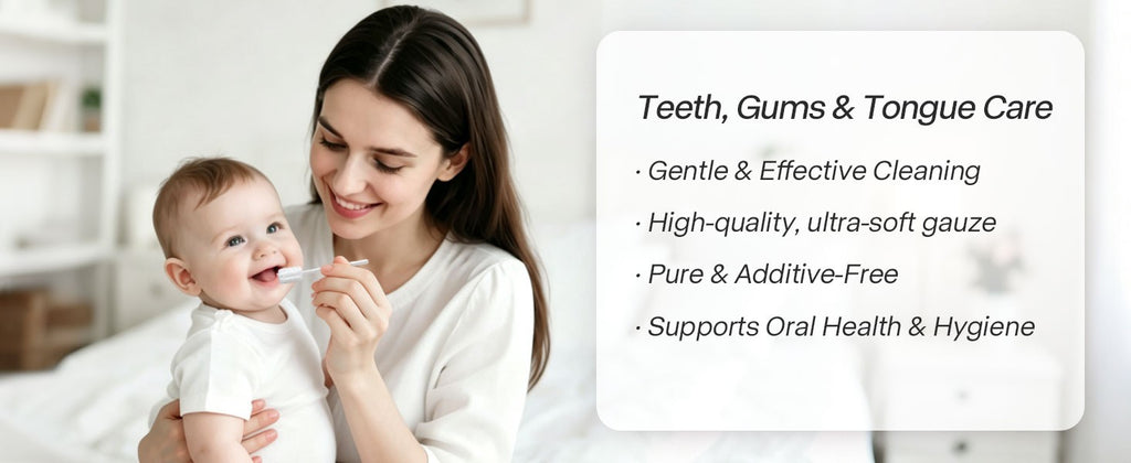 Disposable Baby Toothbrush 100 Pack for Infant Oral Care and Gums