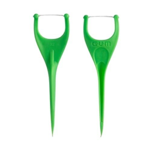 Angled Dental Floss Picks Fresh Mint 75 Count Pack - Easy Reach & Flossing